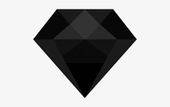 Logo diamant noir